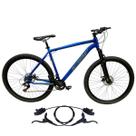Bicicleta Ksw Xlt Aro 29 24 Velocidade Alumínio Leve Freio a Disco Hidráulico Unissex
