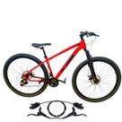 Bicicleta Ksw Xlt Aro 29 24 Velocidade Alumínio Leve Freio a Disco Hidráulico Unissex