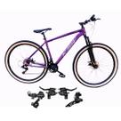 Bicicleta Ksw Xlt Aro 29 24 Velocidades Cambios e Trocadores SHIMANO Pneu Faixa Amarelo