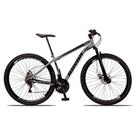 Bicicleta Mountain Bike 21 Velocidades Aço Suspensão Shimano Cor Grafite Bicicleta Mountain Bike 21 Velocidades Aço Suspensão Shimano Cor Grafite
