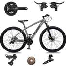Bicicleta Mtb Ksw Xlt Aro 29 Aluminio 21v Disco Modelo Shimano Suspensao 80mm