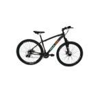 Bicicleta Pulse Quick Aro 29 Freio a Disco 21V Preto Aqua Laranja