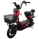 Bicicleta Scooter Elétrica 600W Alarme Eko-5 Vermelha Duos