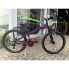 Bicicleta TUFF X-25 Shimano Dirt Jump Aro 26 Azul/Laranja TUFF 25 Grau