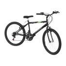 Bicicleta Ultra Bikes Aro 24 18 Marchas Preto Fosco Pro Tork - BM24-01PTF