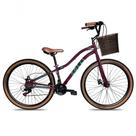Bicicleta Viena Aro 29 Freio Disco 21v Com Cestão Colli Cor Bronze Tamanho Do Quadro 17 Roxo Bicicleta Viena Aro 29 Freio Disco 21v Com Cestão Colli Cor Bronze Tamanho Do Quadro 17 Roxo