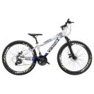 Bicicleta Viking Aro 26 Tuff 25 Aros Vmaxx Freio a Disco 21V Branco Azul Lançamento