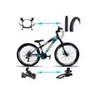 Bicicleta Viking Aro 26 Tuffx25/30 Vmaxx Freio Hidráulico 21v Preto Azul