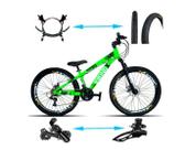 Bicicleta Viking Aro 26 TuffX25/30 Vmaxx Freio Hidráulico 21V Verde Neon
