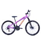 Bicicleta Vikingx 26 Câmbios Importados 21V Aero Rosa Azul