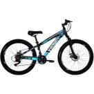 Bicicleta Vikingx Kit TUFF25 30 Freeride Aro 26 21V Preto Azul Viking