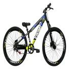 Bicicleta Vikingx Preto Amarelo Aro 26 Single Wheeling Freio Hidráulico Bicicleta Vikingx Preto Amarelo Aro 26 Single Wheeling Freio Hidráulico