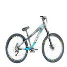 Bicicleta Vikingx Preto Azul Aro 26 Single 1x7 Freios a Disco Wheeling Bicicleta Vikingx Preto Azul Aro 26 Single 1x7 Freios a Disco Wheeling