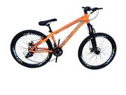 Bicicleta Vikingx Tuff 30 Aro 26 Quadro Aluminio 21V Freerider Freio Hidraulico