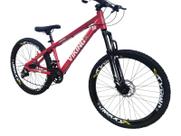 Bicicleta Vikingx Tuff 30 Aro 26 Quadro Aluminio 21V Freerider Freio Hidraulico