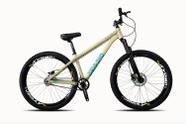 Bicicleta Vikingx Tuff 38 Aro 26 Single 26x2.125 Freio Disco Hidral Vmax Beje/ads Verde