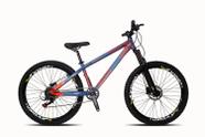 Bicicleta Vikingx X-35 1x8 Single Câmbios Shimano Cubo Cassete Azul Petróleo