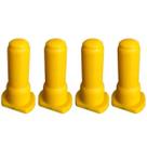 Bico Alimentador Mamadeira Baspan Amarelo Bezerros 4un