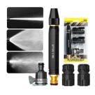 Bico Alta Pressão Jato Mangueira Água Jardinagem Lavar Carro Moto Calçada Kit 4 Pçs