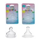 Bico BIG De Mamadeira Grande 100% Silicone Redondo ou Ortodôntico