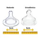 Bico BIG de mamadeira Redondo ou Ortodôntico c/10 un. Silicone (0008/0003)