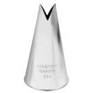 Bico de Confeitar Pequeno Nº 352 Folha Inox Sem Emenda