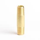 Bico de latão HOMEPLUS+ 1/8 pol. MPT x 1/8 pol. MPT 4 cm L