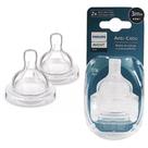 Bico De Mamadeira AntiColicas Classic 1m 3m 2 Unidades 3.0 Philips Avent Bico De Mamadeira AntiColicas Classic 1m 3m 2 Unidades 3.0 Philips Avent