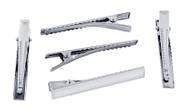 Bico de pato inox presilha jacaré 100 uni 6.6 cm