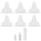 Bico de Silicone XUNICUTE Tamanho G Fluxo Rápido Pacote com 6