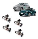 Bico injetor fiat palio uno idea strada punto siena doblo 1.4 flex 2005 a 2010 kit c/4 bicos