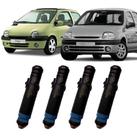 Bico injetor renault clio kangoo 1.0 8v 1.8 16v 2000 á 2008 - kit c/4 unidades