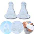 Bico Mamadeira Redondo Silicone Cefisa 2 Unidades