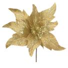 Bico Papagaio Aveludado C/glitter Champanhe 35cm Florarte