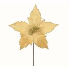 Bico Papagaio Aveludado C/glitter Dourado 35cm Florarte