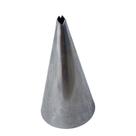 Bico para confeitar 124 3,5x6cm inox decoração confeitaria