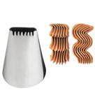 Bico para confeitar aço inox wilton - cesta - vários tamanhos