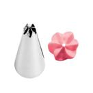 Bico para confeitar aço inox wilton - flor - vários tamanhos