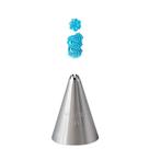 Bico para confeitar aço inox wilton - pitanga aberta * tamanhos variados