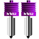 Bico para Impressora 3D Bulto P2S Série H2 0,2 mm com Revestimento