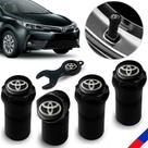 Bico Pneu Preto Pino Roda Válvula Antifurto Toyota Corolla Bico Pneu Preto Pino Roda Válvula Antifurto Toyota Corolla