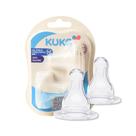 Bico Silicone Mamadeira Tamanho Universal Fluxo Médio - Kuka