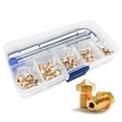 Bicos de impressora 3D XIFOWE 25 unidades de latão V5-V6 0,4 mm para 1,75 mm Bicos de impressora 3D XIFOWE 25 unidades de latão V5-V6 0,4 mm para 1,75 mm