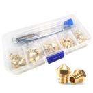 Bicos de impressora 3D XIFOWE MK10 0,2 mm, 0,4 mm, 0,6 mm, 0,8 mm, 1,0 mm 24 unidades