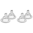 Bicos de mamadeira MAM Medium Flow Level 2, mais de 2 meses, silicone, pacote com 4