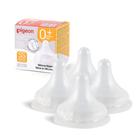 Bicos de Silicone Pigeon (SS) com Linha Latch-On - 4 Unidades - 0+ Meses
