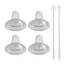 Bicos de Transição XUNICUTE para Mamadeiras Nanobebe Kit com 4 Bicos de Transição XUNICUTE para Mamadeiras Nanobebe Kit com 4