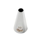 Bicos Para Confeitar - Perlê - Aço Inox - Nº10 - 1 unidade - Cromus Linha Profissional Allonsy - Rizzo