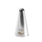 Bicos Para Confeitar - Pitanga Fechada - Aço Inox - Nº133 - 1 unidade - Cromus Linha Profissional Allonsy - Rizzo