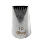 Bicos Para Confeitar - Serra - Aço Inox - Nº1D - 1 unidade - Cromus Linha Profissional Allonsy - Rizzo Bicos Para Confeitar - Serra - Aço Inox - Nº1D - 1 unidade - Cromus Linha Profissional Allonsy - Rizzo